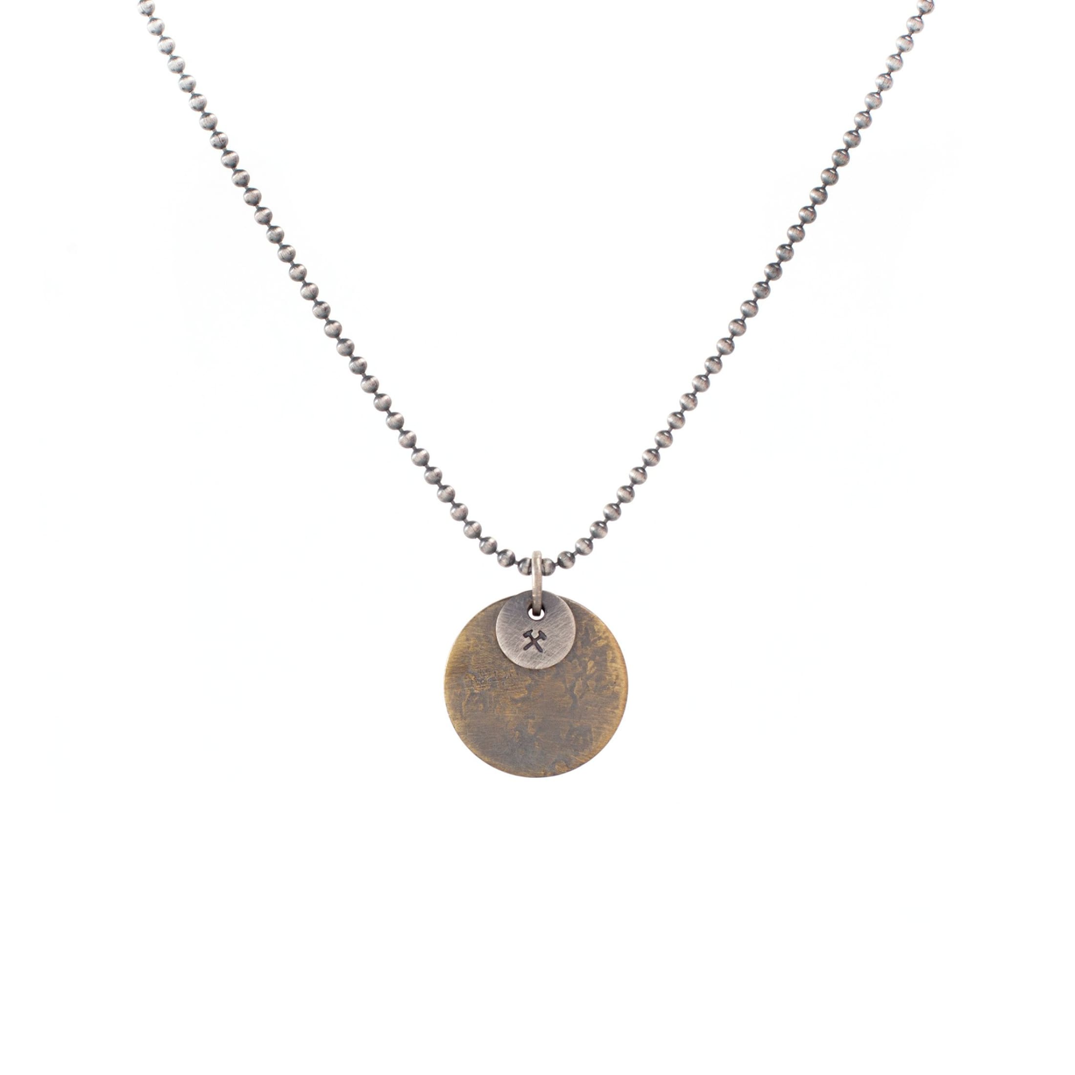 Tag on sale chain necklace