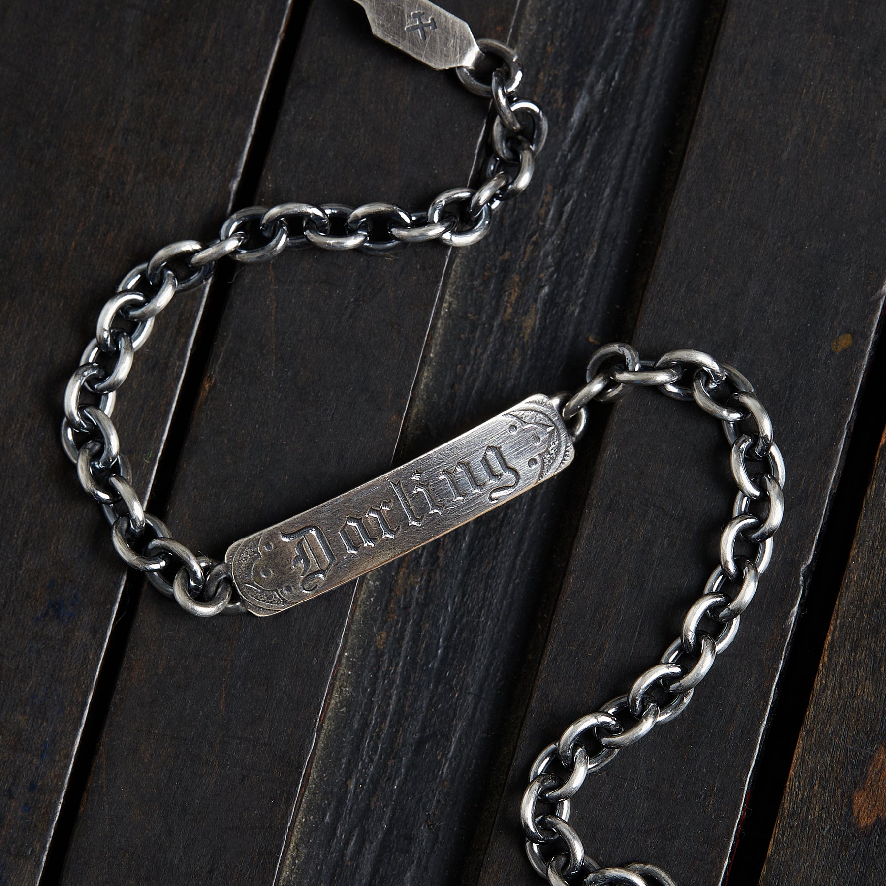 Darling Sterling Silver Monogram Bracelet