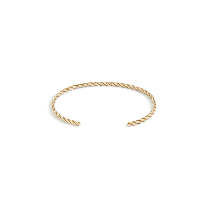 アクセサリー STUDEBAKERLS HEAVY WEIGHT PLAIT CUFF Fineline Plait Cuff in Solid Gold – Studebaker Metals