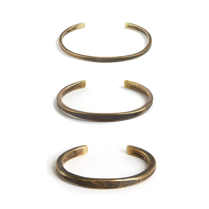 Studebaker ls Workshop Cuff バングル Workshop Cuff – Studebaker Metals