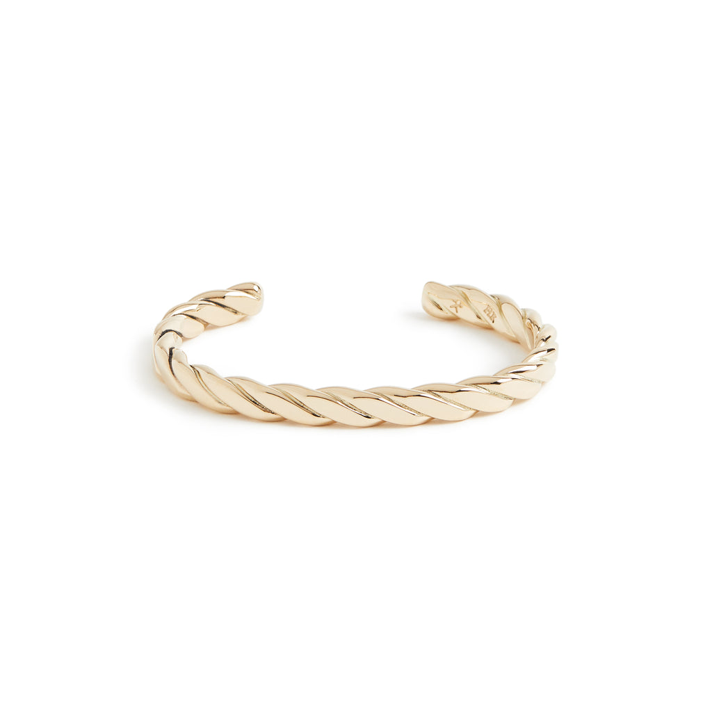 アクセサリー STUDEBAKERLS HEAVY WEIGHT PLAIT CUFF Heavyweight Plait Cuff / Solid Gold – Studebaker Metals