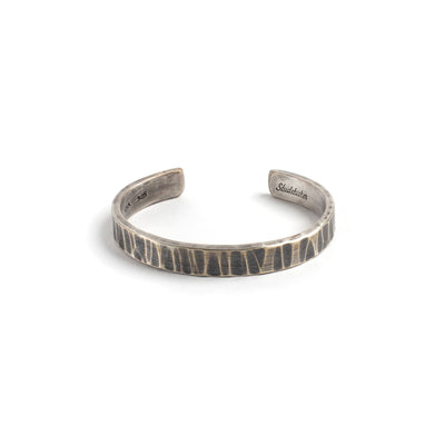 Bessemer Cuff - Small / Sterling Silver / Work Patina - 