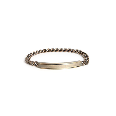 Channel Bracelet - Small / Brass / Work Patina - Cuffs / 