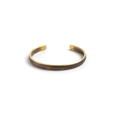 Lodge Cuff - Small / Brass / Work Patina - Cuffs / Bracelets