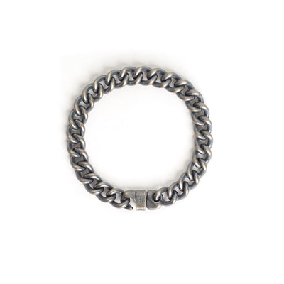 Signature Bracelet - Small / Sterling Silver / Work Patina -