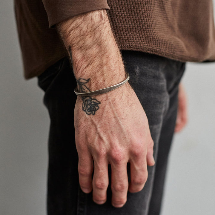 森*崇様 STUDEBAKER LS WORKSHOP CUFF Sサイ Workshop Cuff in Sterling Silver – Studebaker Metals